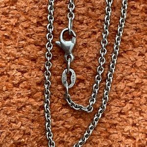 James Avery Light Cable Chain 18” sterling silver 925
